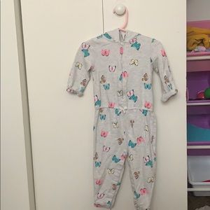 Toddler girls butterfly romper